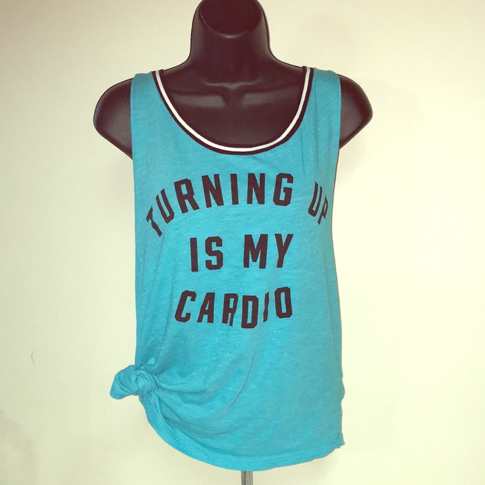 PINK by VS - Turning Up is My Cardio Tank